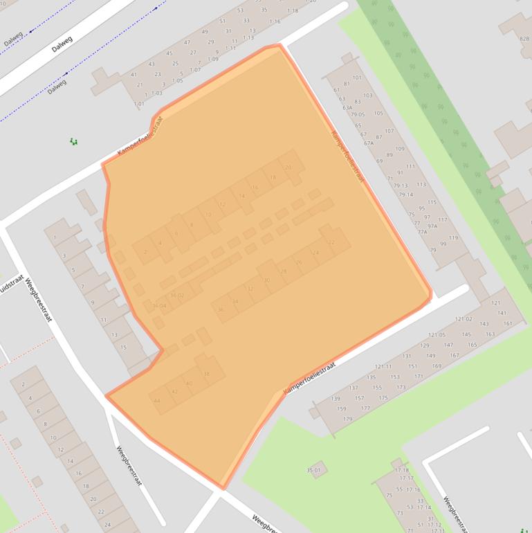 Kaart van postcodegebied 3765AT.