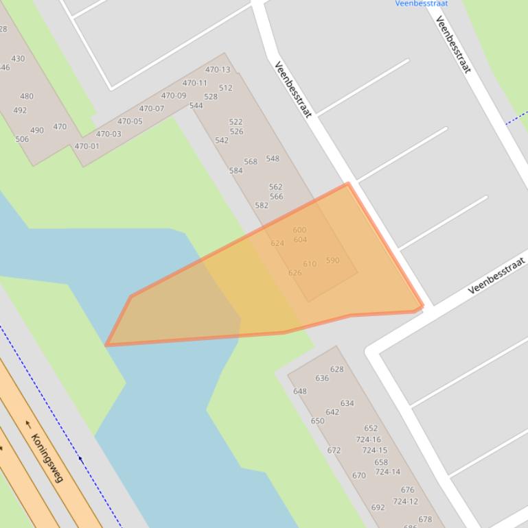 Kaart van postcodegebied 3765BS.