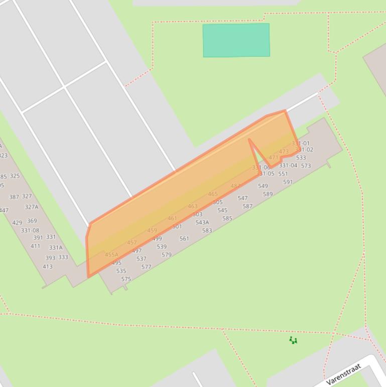 Kaart van postcodegebied 3765CN.