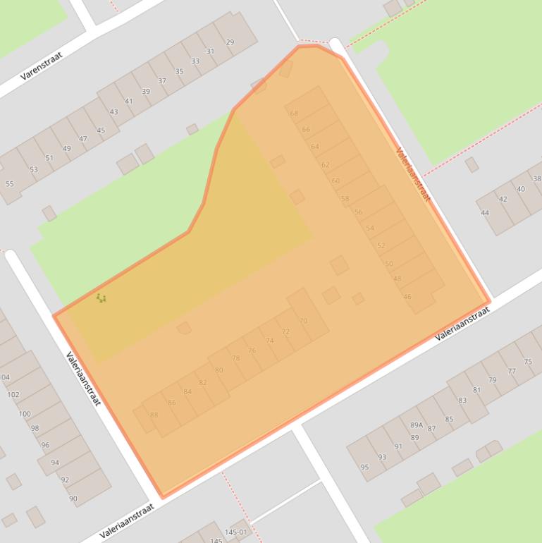 Kaart van postcodegebied 3765ER.