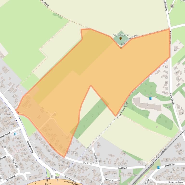 Kaart van postcodegebied 3765GH.