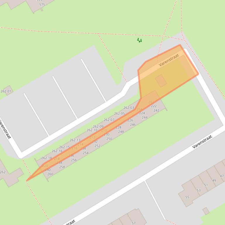 Kaart van postcodegebied 3765WE.