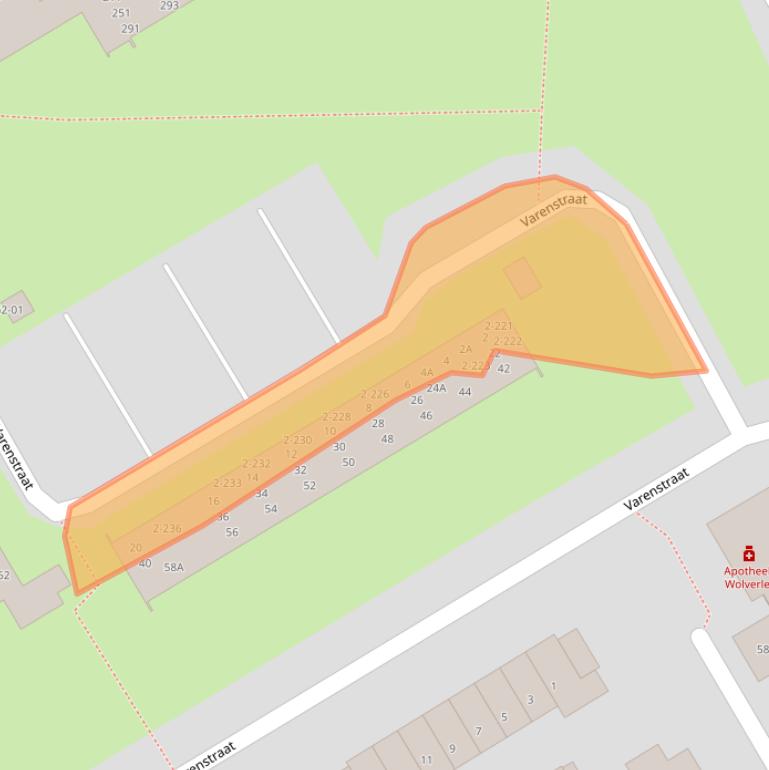 Kaart van postcodegebied 3765WH.