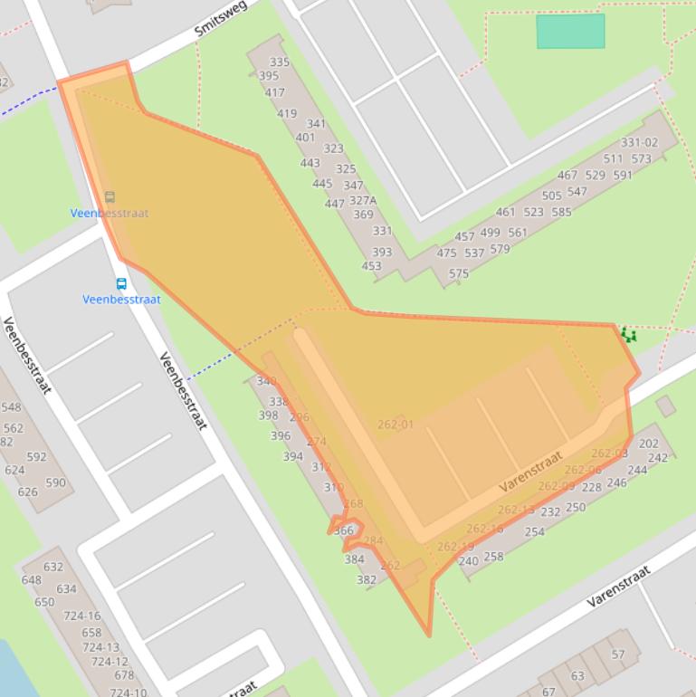 Kaart van postcodegebied 3765WT.