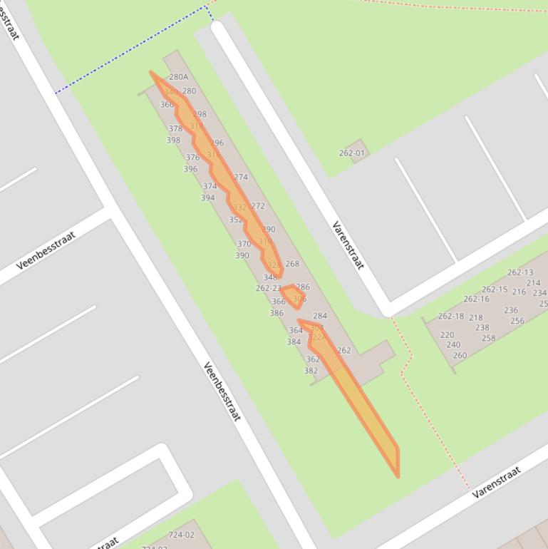 Kaart van postcodegebied 3765WV.