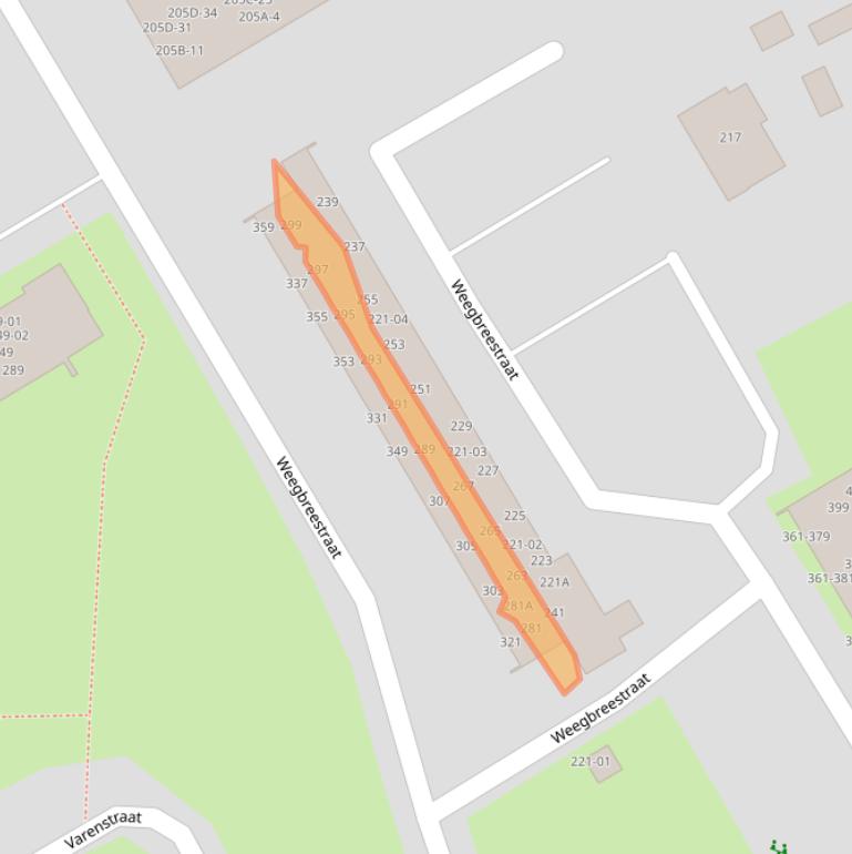 Kaart van postcodegebied 3765XH.