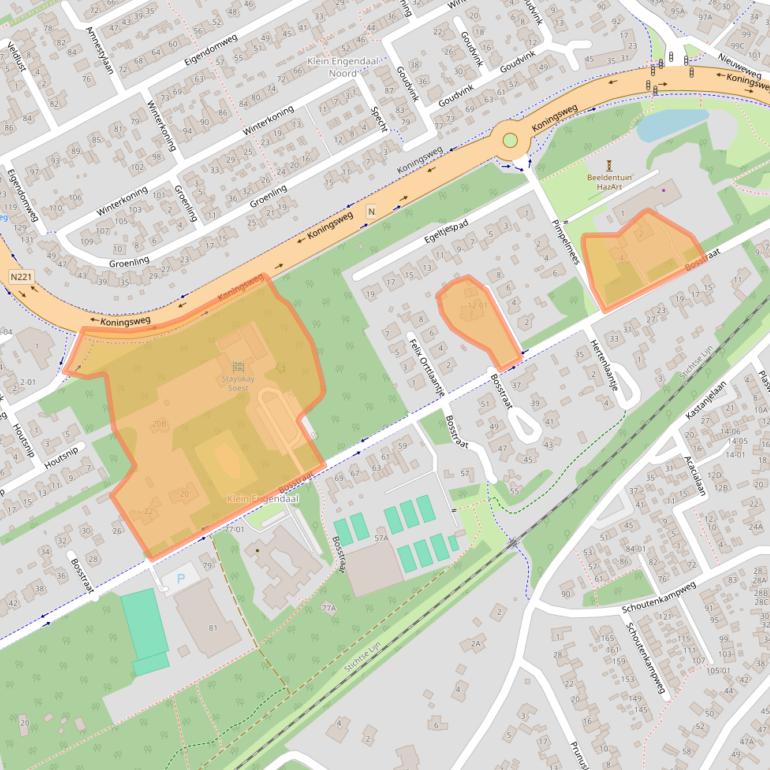 Kaart van postcodegebied 3766AG.