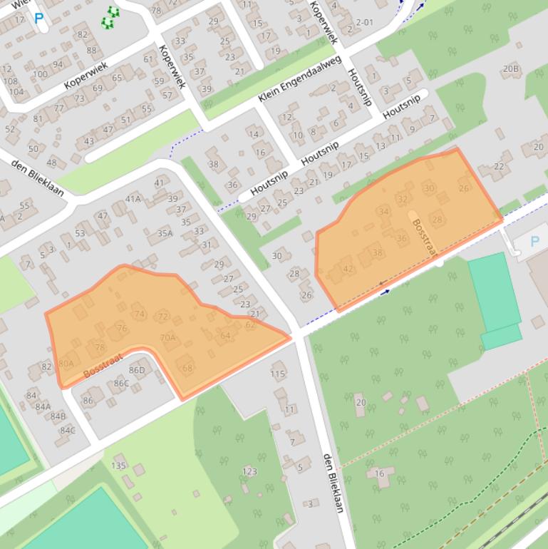 Kaart van postcodegebied 3766AH.