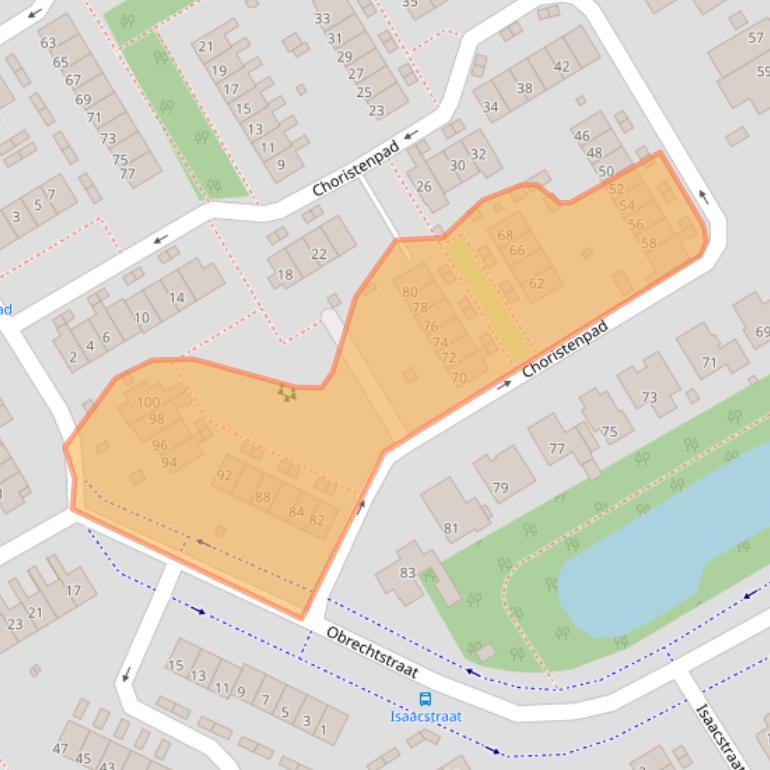 Kaart van postcodegebied 3766BD.