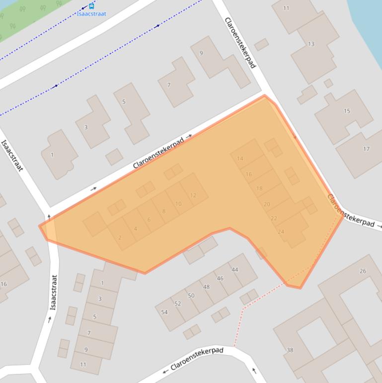 Kaart van postcodegebied 3766BE.