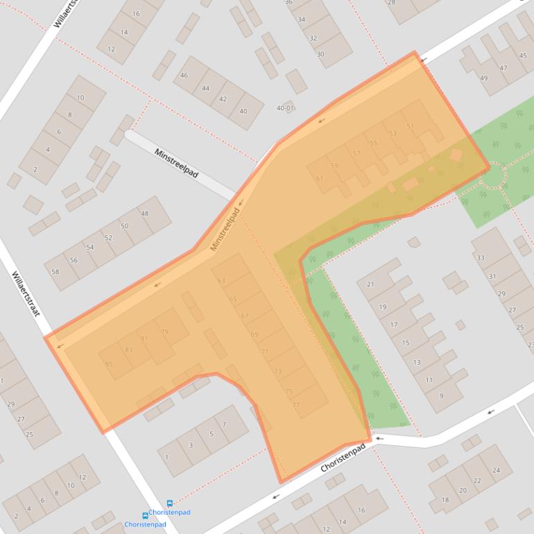 Kaart van postcodegebied 3766BS.