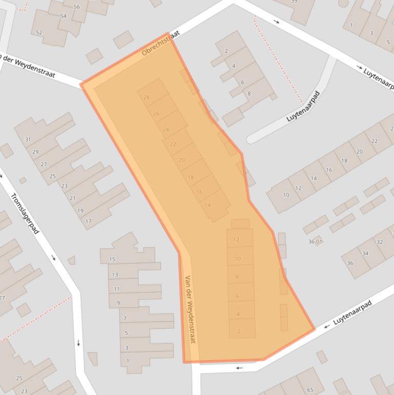 Kaart van postcodegebied 3766CL.