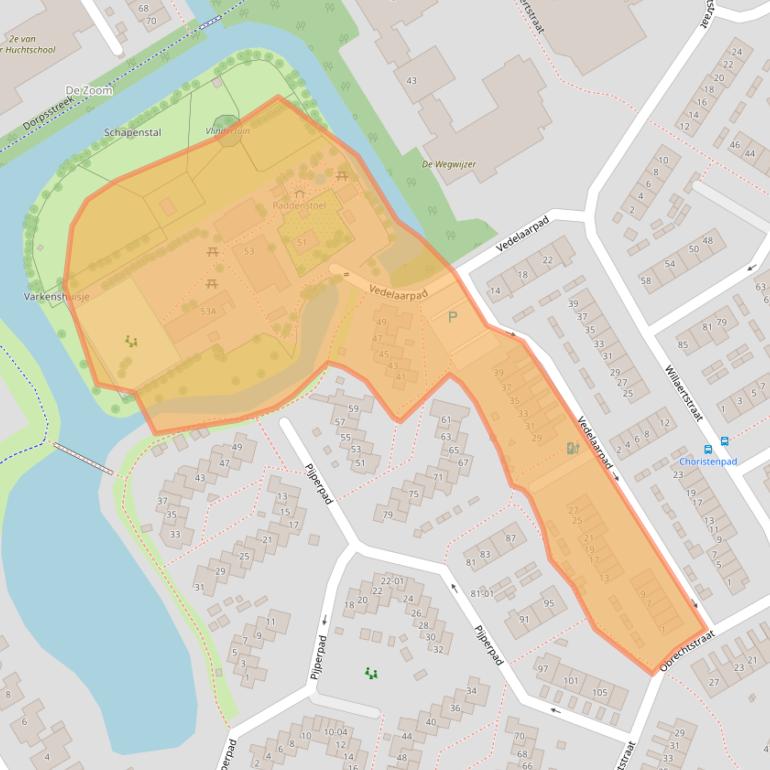 Kaart van postcodegebied 3766CM.