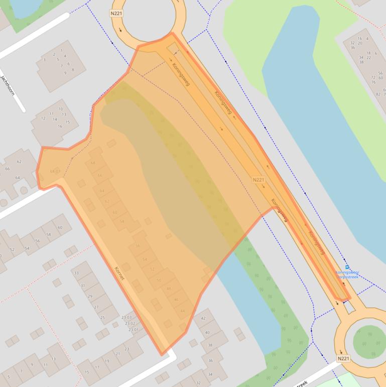 Kaart van postcodegebied 3766EH.