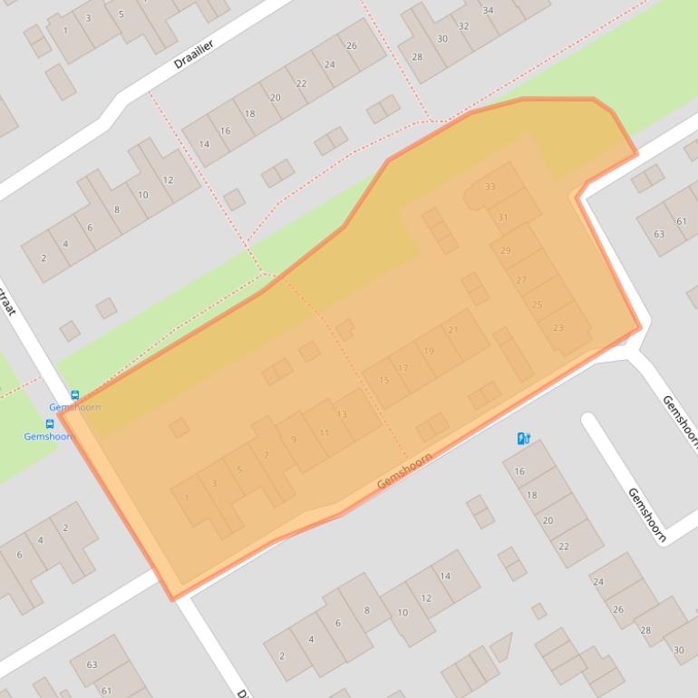 Kaart van postcodegebied 3766EJ.