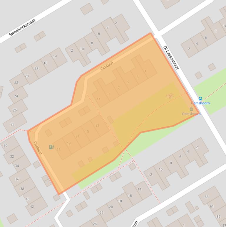 Kaart van postcodegebied 3766EV.
