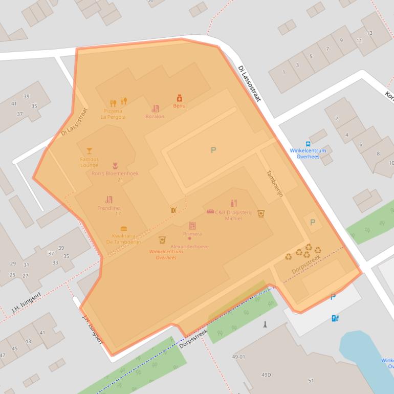 Kaart van postcodegebied 3766HA.
