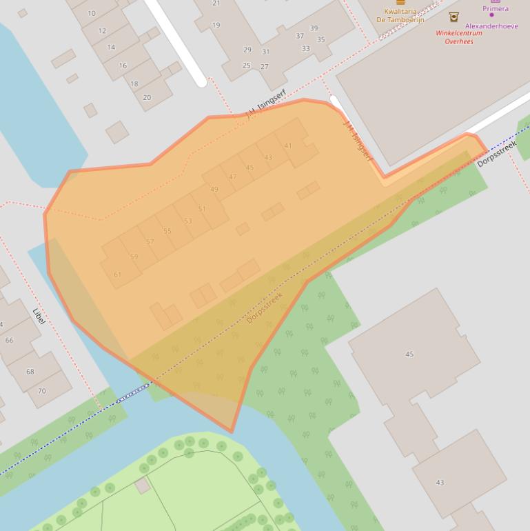 Kaart van postcodegebied 3766HC.