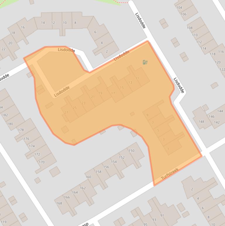 Kaart van postcodegebied 3766JA.