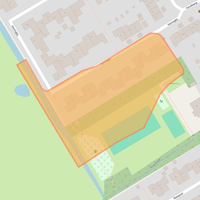 Kaart van postcodegebied 3766JC.