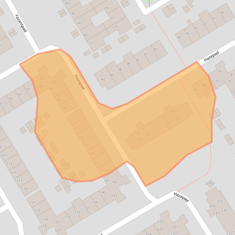 Kaart van postcodegebied 3766JM.