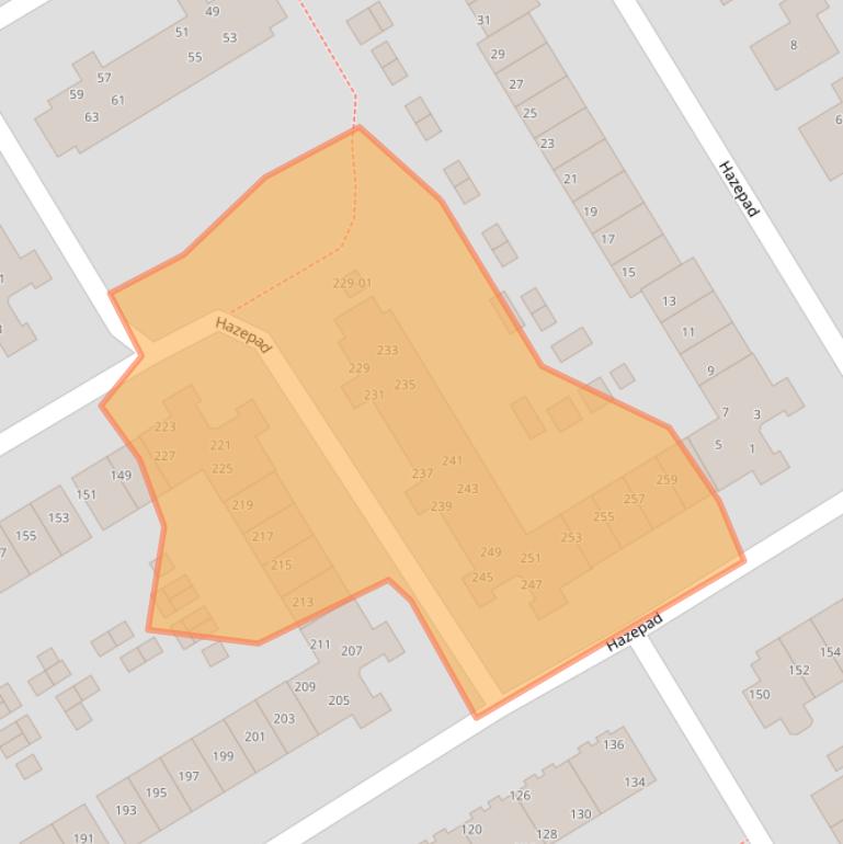 Kaart van postcodegebied 3766JS.