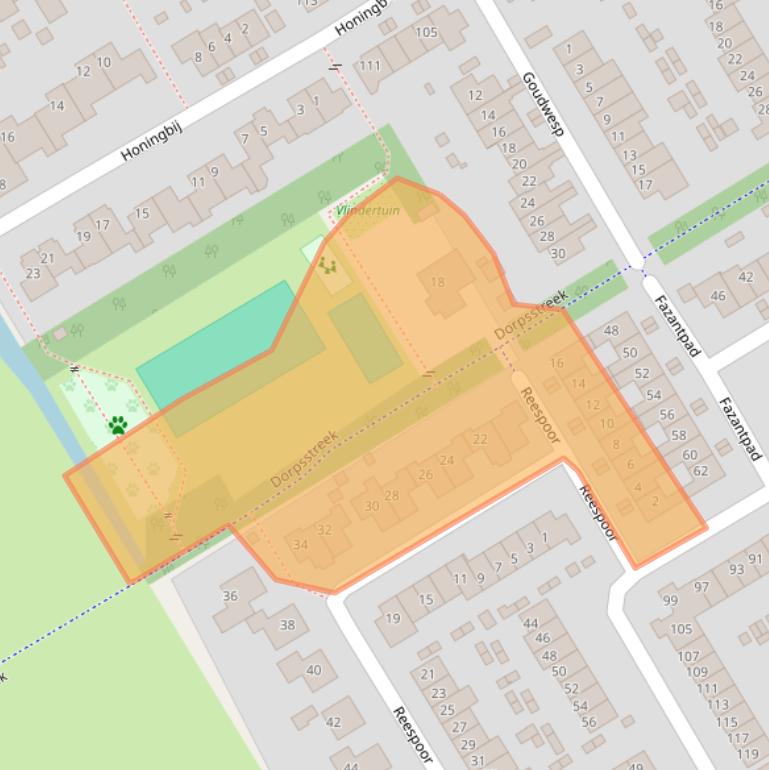 Kaart van postcodegebied 3766JX.