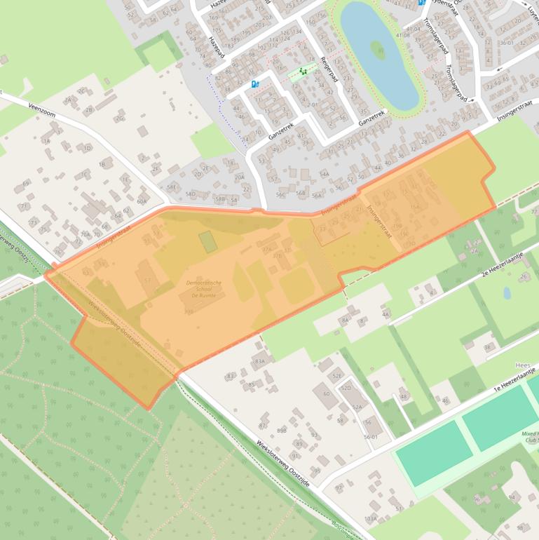 Kaart van postcodegebied 3766MA.
