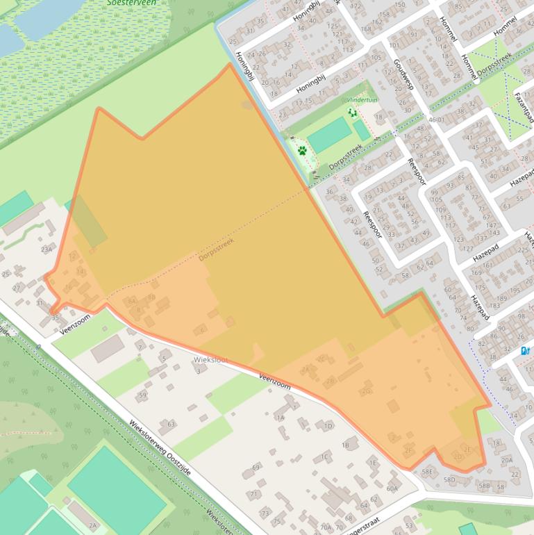 Kaart van postcodegebied 3766ME.