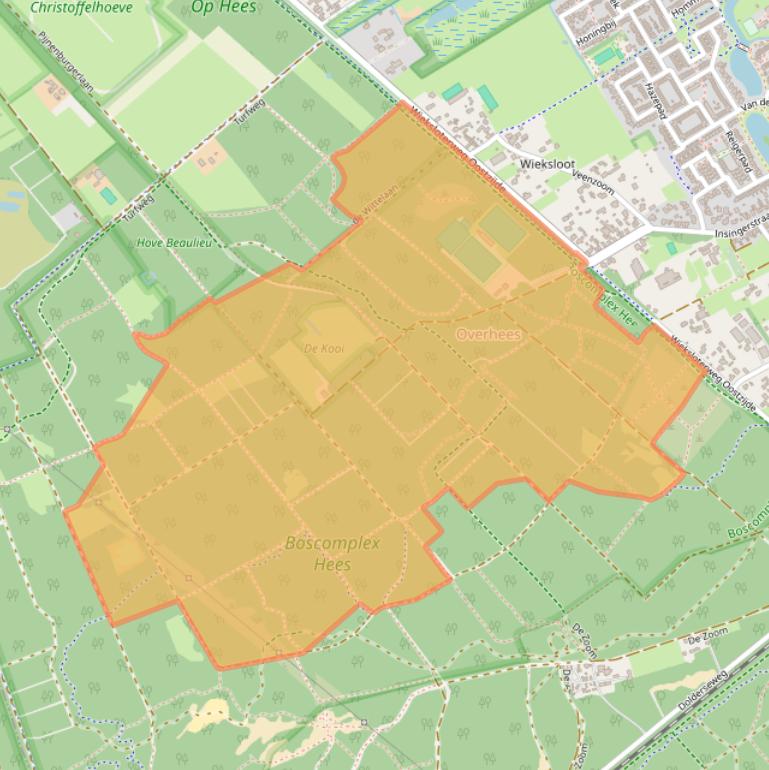 Kaart van postcodegebied 3766MG.