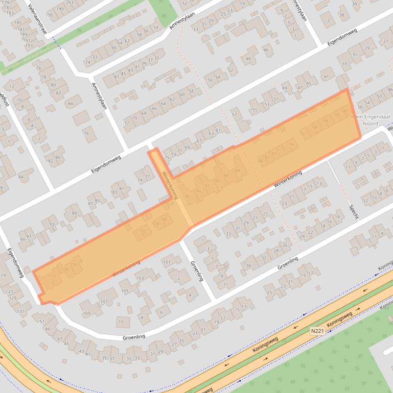 Kaart van postcodegebied 3766WE.