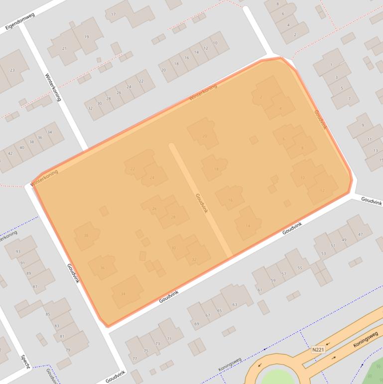 Kaart van postcodegebied 3766WL.