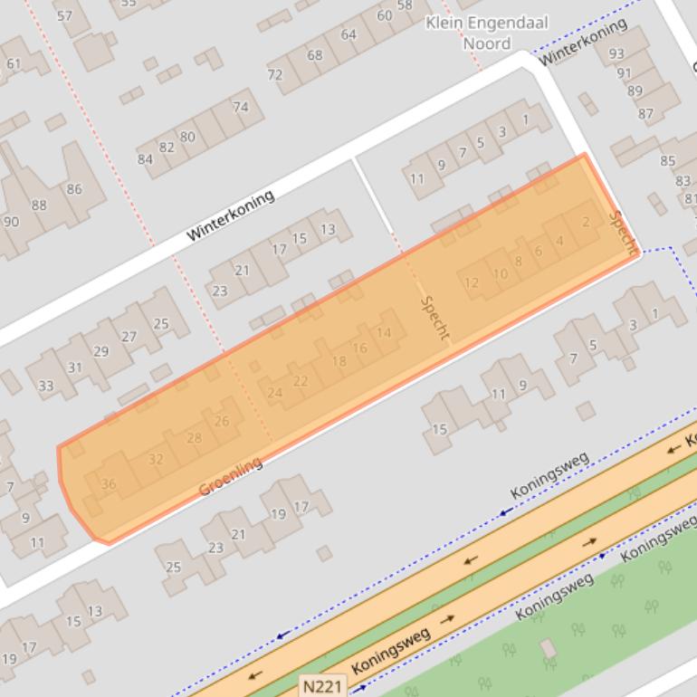 Kaart van postcodegebied 3766WP.