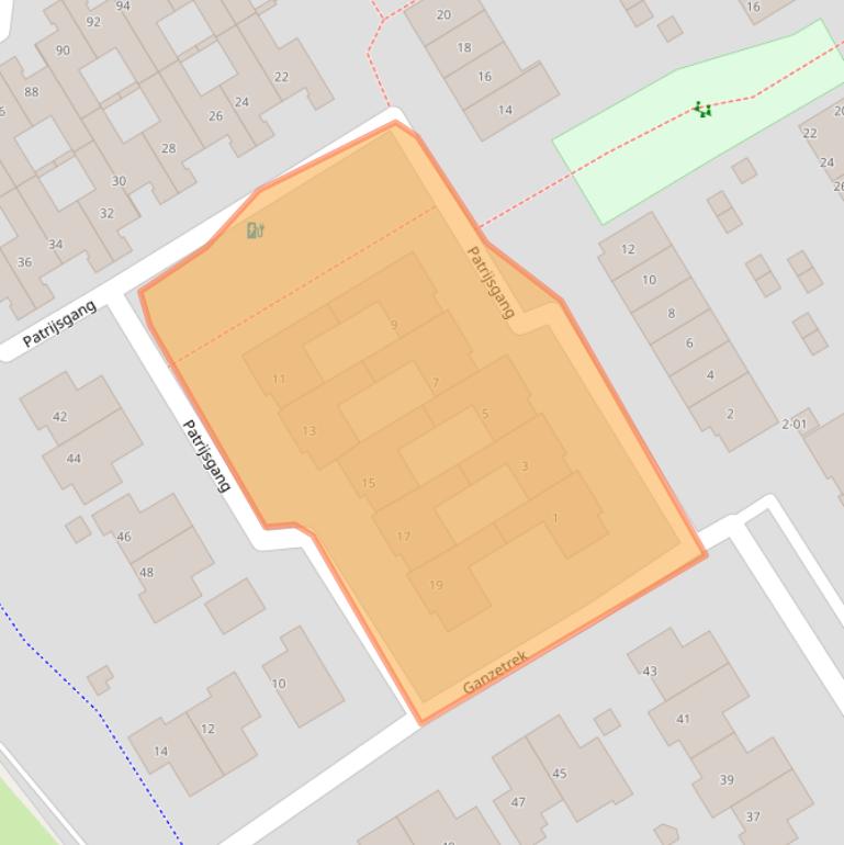 Kaart van postcodegebied 3766XG.