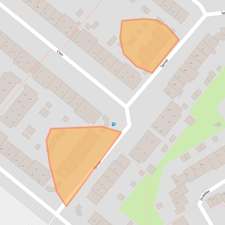 Kaart van postcodegebied 3766ZA.