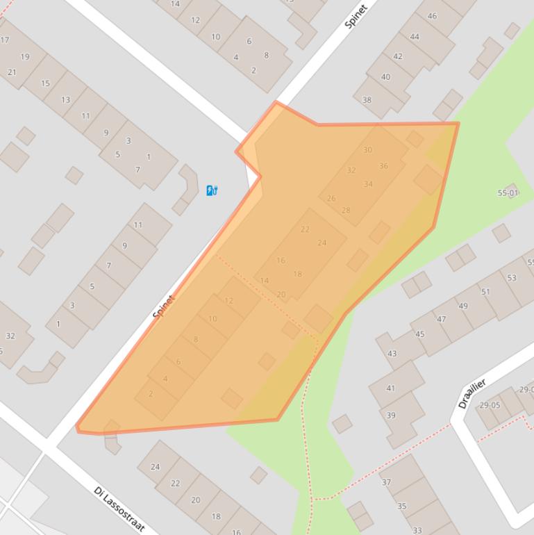 Kaart van postcodegebied 3766ZD.