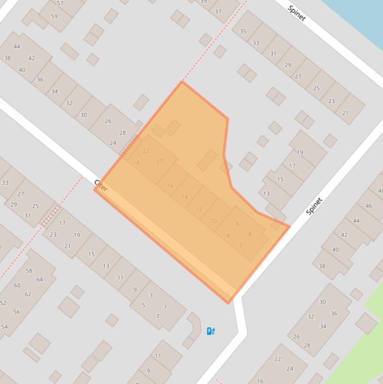 Kaart van postcodegebied 3766ZL.