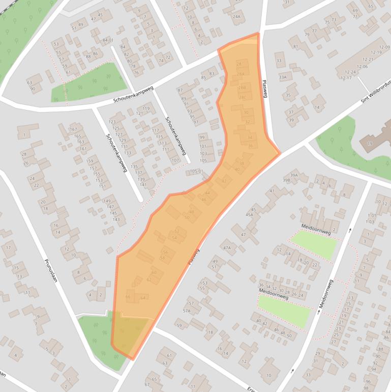 Kaart van postcodegebied 3768AN.