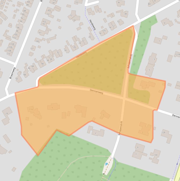 Kaart van postcodegebied 3768BR.