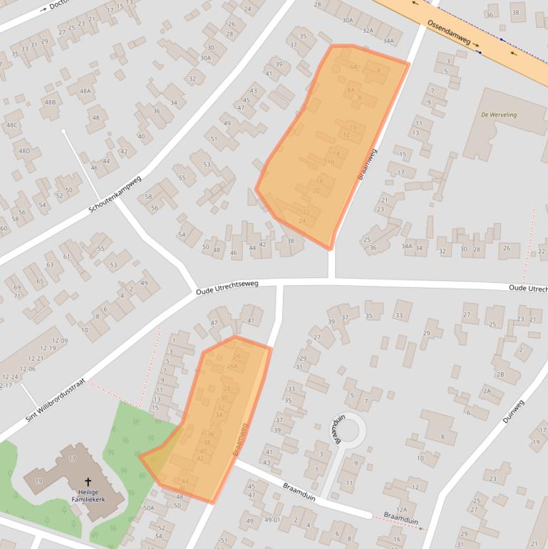 Kaart van postcodegebied 3768CH.