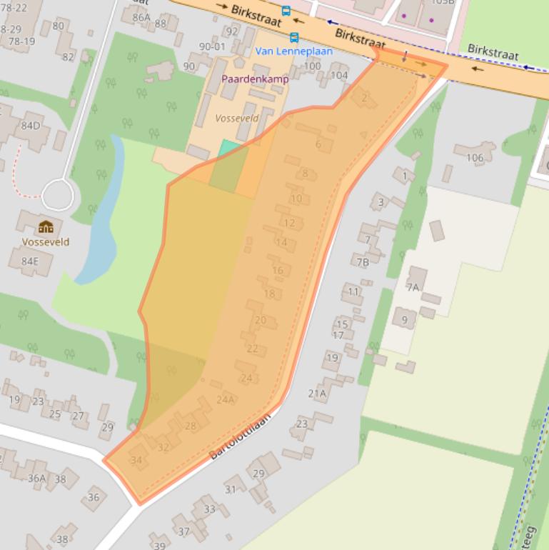 Kaart van postcodegebied 3768GC.