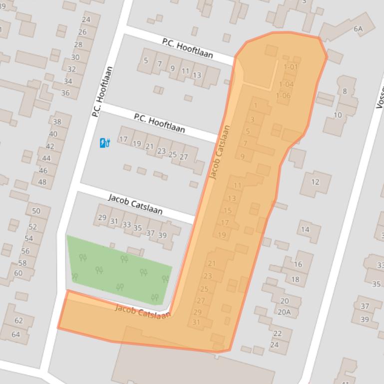 Kaart van postcodegebied 3768GP.