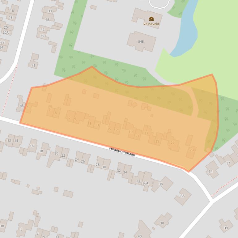 Kaart van postcodegebied 3768GV.