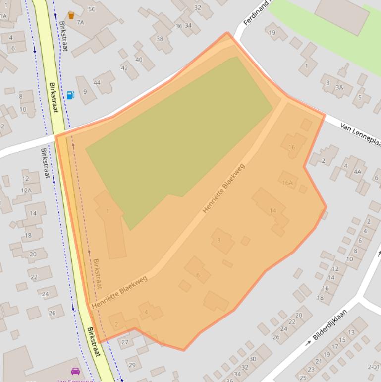 Kaart van postcodegebied 3768HA.