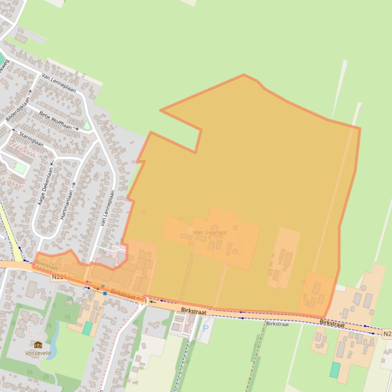 Kaart van postcodegebied 3768HD.