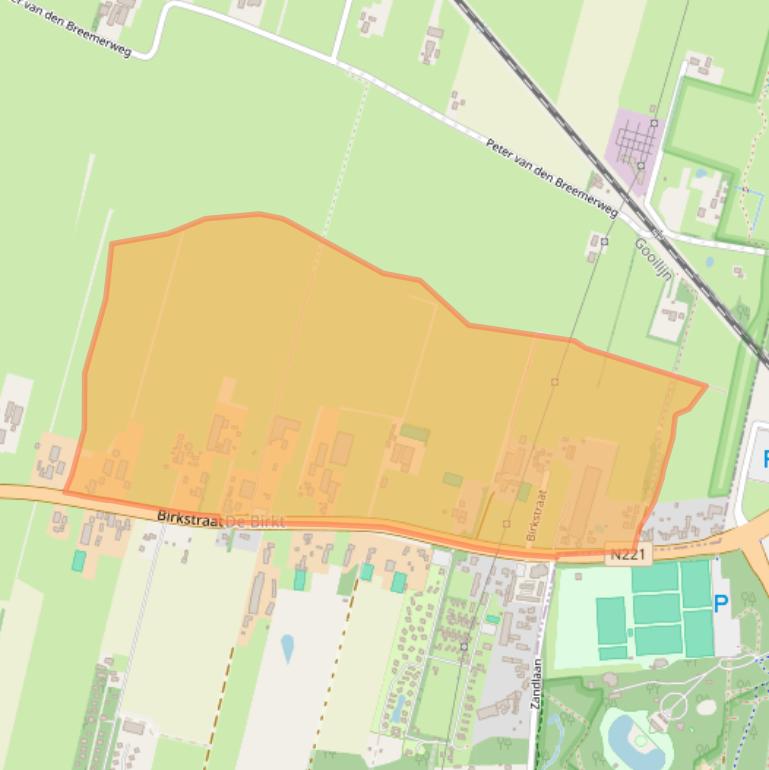 Kaart van postcodegebied 3768HE.