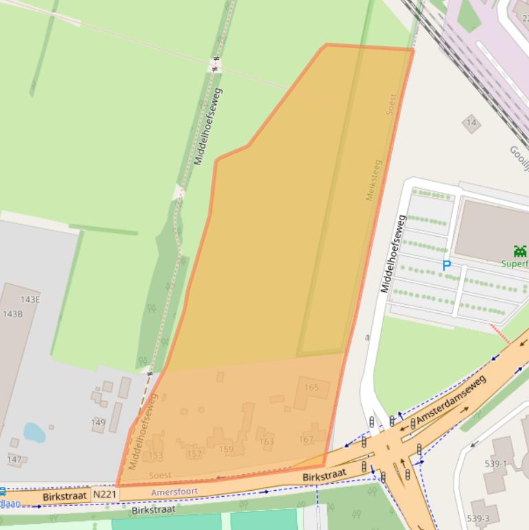 Kaart van postcodegebied 3768HG.