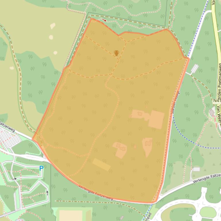 Kaart van postcodegebied 3768MK.