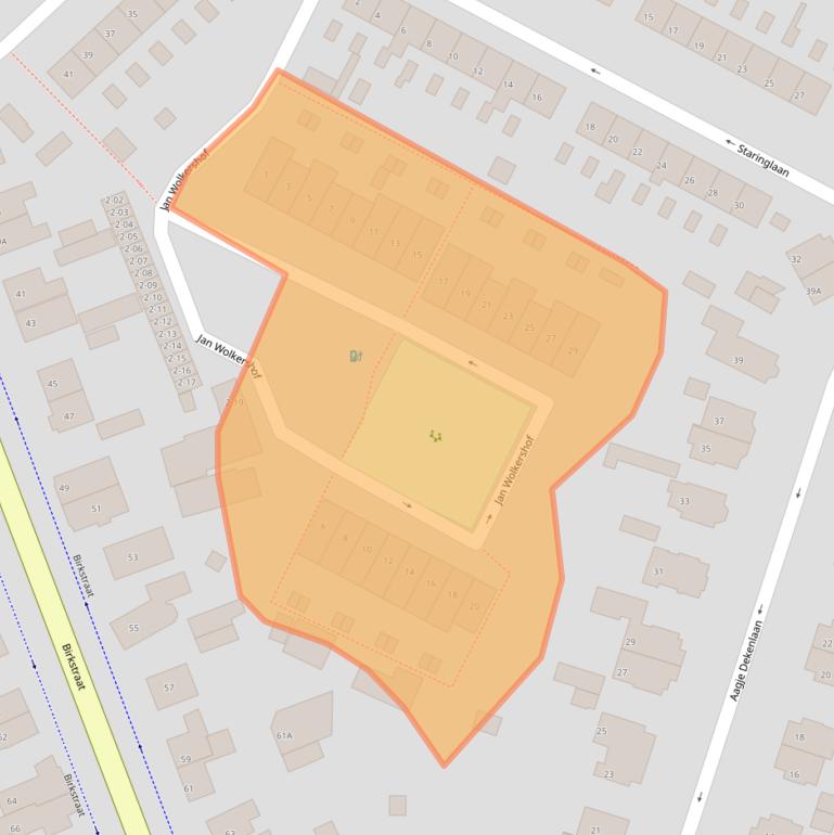 Kaart van postcodegebied 3768XE.