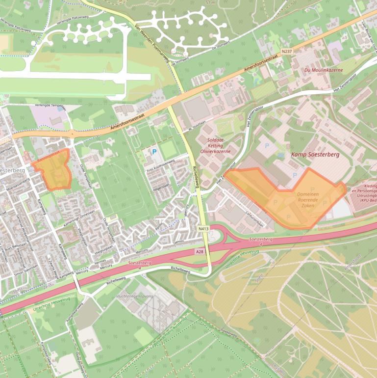 Kaart van postcodegebied 3769AB.